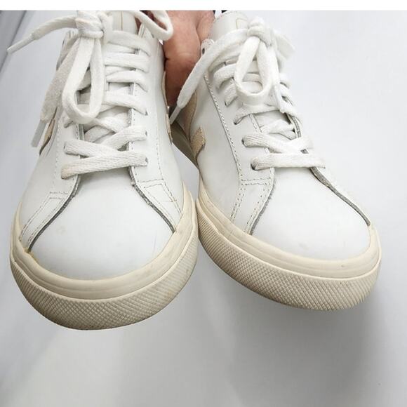 Veja Esplar Sneakers White Leather Size 8 - Picture 5 of 9